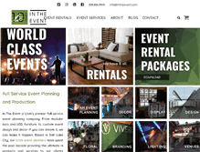 Tablet Screenshot of intheevent.com